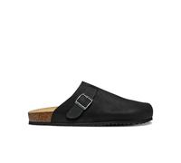 Geox Homme U GHITA C Sandale à glissière, Black, 43 EU