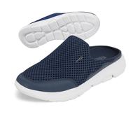 Sabots Homme Légers avec Semelle Sneaker - Mules Pantoufles de Maison Respirantes Antidérapant Confortable - Chaussures Ouvertes Masculines Loafer Mesh Mocassins pour Toutes les Saisons (Bleu, 41 EU)