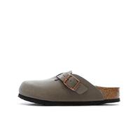 Sabots enfant Birkenstock Boston BS Birko-Flor Birkibuc Gris 29 Ãtroit