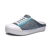 Sabots Mules Chaussures Respirant Fermé Chaussures de Jardin D'Été Amants Pantoufles Plage Sandales Hommes Femmes Piscine Sandales Chaussons Bleu Sport 40