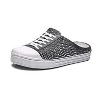 Sabots Mules Chaussures Respirant Fermé Chaussures de Jardin D'Été Amants Pantoufles Plage Sandales Hommes Femmes Piscine Sandales Chaussons Noir Sport 37