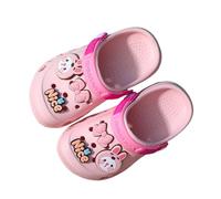Sabots Mules Fille Garcon, Sabot de Jardin Mixte Enfants Mignon Sandales Plastique Plage Pantoufle Ete Respirant Claquette Piscine Chaussures d’été Confortables et Antidérapantes, 22-34 EU