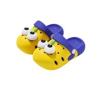 Sabots Mules Fille Garcon, Sabot de Jardin Mixte Enfants Mignon Sandales Plastique Plage Pantoufle Ete Respirant Claquette Piscine Chaussures d’été Confortables et Antidérapantes, 23-31 EU