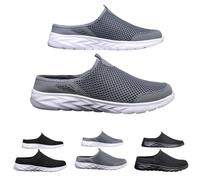Sabots orthopédiques pour femme - Pantoufles d'été pour homme - Légères et respirantes - Antidérapantes - Pour homme - Personnalité unisexe - Cent chaussures de trekking, gris, 43 EU