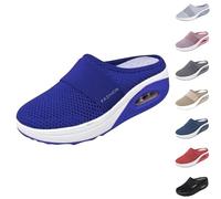 Sabots pour homme et femme - Chaussures orthopédiques à enfiler - Chaussures de sport - Chaussures de sport orthopédiques respirantes et légères - Chaussures d'intérieur, b bleu, 43 EU