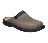 Sabots pour Hommes - JOSEF SEIBEL - Max - Cuir Nubuck - Couleur Gris - Confort Optimal 40
