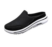 Sabots Respirant Femmes Hommes Mules Chaussures De Jardin Pantoufle De Maison Souple Confort Chaussons Intérieur Extérieur Souple Confort Sabots Femme Homme Pantoufle Maison Noir 42