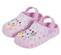 Sabots Roses et Bleus pour Enfants avec Breloques, Sandales pour Filles, Diapositives d'intérieur et d'extérieur avec Bride à la Cheville, Chaussures de Plage