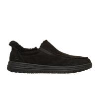 Skechers Pantoufles Murette Scofield pour homme – Microfibre noire – 42 EU