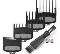 Sabots Tondeuse Pour Dégradé Pack X4 (1.5+3+4.5+6Mm +1X Brosse) Lot De 4 Sabots Compatible Avec Les Tondeuses Wahl Garantie A Vie Accessoire Coiffeur/Salon/Barbier/Barber/Coiffeu[CIS6160980]
