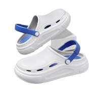 Sabots Unisexe 2-en-1 Claquettes Oreiller Doux Bout Fermé Semelle Épaisse Respirant Chaussures de Jardin Léger Conduite Plage Piscine Intérieur Extérieur pour Hommes Femmes
