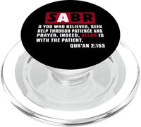 Sabr Allah Islam Musulman Religion Mosquée Ramadan Cadeau PopSockets PopGrip pour MagSafe