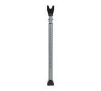 SABRE Barre de sécurité réglable 2 en 1 pour porte, barre d'arrêt de porte sécurisée sur le bouton de porte, forte prise en main anti-rayures, stable contre le sol, bouton de porte amovible pour porte