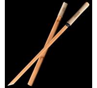 Sabre de samouraï en bambou naturel de 100,5 cm,Bokken fait main,sabre droit de samouraï en bois,katana en bois pour l'entraînement au kendo,le cosplay,les accessoires,les cadeaux et la décoration.