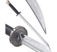 Sabre en Polypropylene Katana Argent Epee Ninja Epee Entrainement Combat Décoration