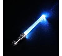 Sabre laser bleu compatible avec Lego DIY/MOC Éclairage (1 Pack 1), Sabre laser compatible avec Lego et autres grandes marques de briques, Alimentation par USB