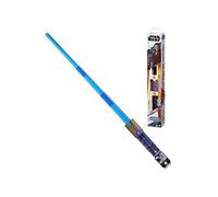 Sabre Laser Electronique Maître Jedi Sol, Bleu Personnalisable Officiel Sous Licence Star Wars Lightsaber Forge Kyber Core, Des 4 An