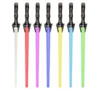 Sabre Laser en plastique pour enfants, jouets lumineux, Sabre Laser, épée en plastique, lumière Led clignotante, bâton lumineux, brille dans la nuit