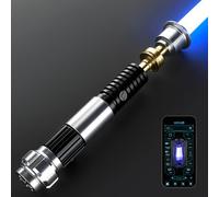 Sabre laser G4E avec application Bluetooth, swing fluide, 16 polices sonores, changement de couleur RVB infini, contrôle de mouvement. Sabre laser RVB v3.0 amélioré pour adultes et cosplay. (Obi RGB