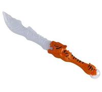 Sabre laser, poignée en forme de tigre, orange