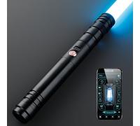 Sabre laser RGB3.0 à balancement lisse avec 16 polices, sabre laser à contrôle de mouvement, poignée en métal à changement de couleur infinie pour adulte