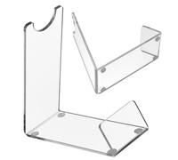 Sabre lumineux acrylique transparent pour bureau avec tapis antidérapant, multi-usages pour poignée de sabre lumineux, épée, couteau,