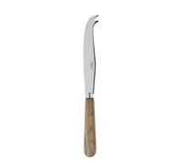 Sabre Paris | Couteau à fromage 24,5cm Lavandou en Bois d'Olivier. Couvert en Acier Inoxydable et manche en véritable bois d'olivier. Efficace et élégant pour découper une large variété de fromages