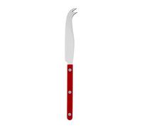 Sabre Paris | Couteau à fromage 24 cm Bistrot couleur Bordeaux Couvert en Acier Inoxydable. Efficace et élégant pour découper une large variété de fromages.