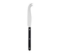 Sabre Paris | Couteau à fromage 24 cm Bistrot couleur Noir. Couvert en Acier Inoxydable. Efficace et élégant pour découper une large variété de fromages.