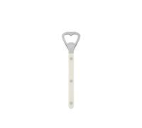 SABRE PARIS | Décapsuleur 16,3 cm Bistrot couleur Ivoire et finition brillante. Couverts en Acier inoxydable et nylon. Passe au lave-vaisselle. Parfait pour ouvrir les bouteilles de bière.