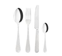 Sabre Paris | Ménagère 24 pièces pour 6 personnes Nata, inox et finition brillante. Comprend 6 couteaux, 6 fourchettes, 6 cuillères à soupe et 6 petites cuillères en Acier Inoxydable
