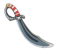 Sabre Pirate en Mousse pour Enfant - Capitaine Rayure Rouge, 3-8 Ans | Capitaine Rayure Rouge | Épée de Pirate en Mousse pour Déguisement Pirate, Jeu de Rôle, Chasse au Trésor & Aventures