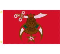 Sabre Rouge Du Sanctuaire Shriner, Étoile Du Cirque, Épée Du Roi Tut Drapeau De Festival 90X150Cm Avec Œillets Drapeaux De Maison Double Face Bannière Amusante D'Extérieur Pour Cour Ferme Plage