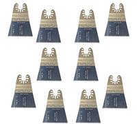 SabreCut 10pcs SP65J_10 65mm Fixation rapide Lames multitool Durable | Compatible DeWalt, Stanley, Black & Decker, Bosch, Fein (Non-StarLock), Fast Fit lames gros grain offrent rapide coupent