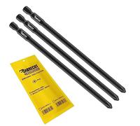 SabreCut 3pcs AFSC155PH2_3 155mm PH2 Embouts autofeed placo | Compatible avec Makita DFR551 XRF03, robuste, pour placo, pochette incluse, design simple extrémité