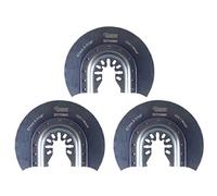 SabreCut 3pcs SP90F_3 87mm Fixation rapide Bois Lames multitool Durable | Compatible avec DeWalt, Stanley, Black & Decker, Bosch, Fein (Non-StarLock), lames mixtes coupent bois, métal et plastique