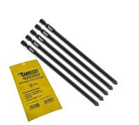 SabreCut 5pcs SC130PH2_5 130mm PH2 Embouts autofeed placo | Compatible avec SENCO DuraSpin DS200 DS202 DS202-14v DS205 EA0122 et TYREX D404-14V, simple extrémité Phillips No.2