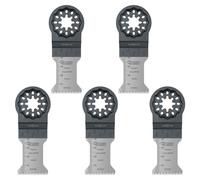 SabreCut 5pcs SCFN35J_5 35mm x 40mm 14 TPI Gros Dent Lames multitool | Compatible avec Bosch, Fein (Non-StarLock), lames gros grain pour coupes rapides