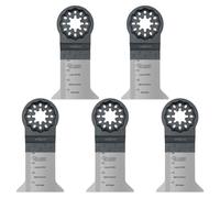 SabreCut 5pcs SCFN44B_5 50mm x 40mm 18 TPI Lames multitool Longue durée | Compatible avec Bosch, Fein (Non-StarLock), lames HSS bi-métal coupent bois, métal et clous