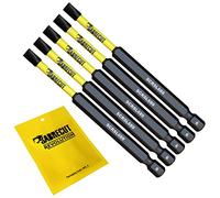 SabreCut 5pcs SCRSL689_5 89mm SL6 Embouts vissage choc Robuste | Pointes forgées et acier de torsion traité thermiquement améliorent résistance aux chocs et durabilité