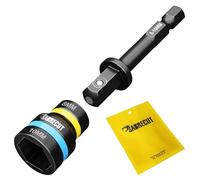 SabreCut SCDIN8-10 Tournevis double taille 8 mm et 10 mm 62 mm de long réversible 2 en 1 facile à nettoyer pour perceuses et visseuses à percussion