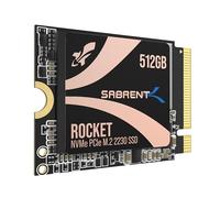 SABRENT 2230 M.2 NVMe Gen4 512Go SSD Interne, 5000Mo/s Lecture, PCIe 4.0 X4 Disque SSD Interne Compatible avec Steam Deck, Surface Pro, PC, NUC et Ordinateurs Portables (SB-2130-512GB)