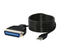 SABRENT Adaptateur de câble d'imprimante USB vers parallèle DB25 IEEE 1284, Câble USB vers imprimante à port parallèle (CB-CN36)