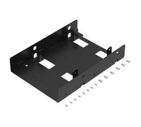 SABRENT Cadre de Montage pour Les Disques Durs 2,5 Pouces SSD sur Adaptateur 3,5", Caddie kit de Montage 3.5" pour HDD Disque Dur ou SSD de 2.5", Vis incluses pour Le Montage (BK-HDDF)