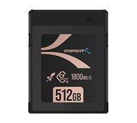 SABRENT CFexpress Type B 512Go Carte mémoire, Rocket CFX CompactFlash jusqu'à L1800Mo/s E1700Mo/s Tourner des vidéos en 4K RAW pour Les Professionnels, cinéastes, photographes (CF-XXIT-512)