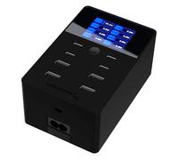 SABRENT Chargeur 252 W - 8 ports USB PD 3.0 avec écran LCD, charge rapide pour appareils USB-C et USB-A, ordinateurs portables, téléphones, tablettes, consoles de jeu - PPS, protection contre les