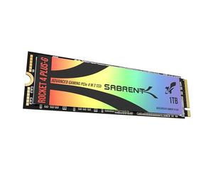 SABRENT Gaming M.2 NVMe SSD 1To, SSD Interne 7300 Mo/s en Lecture, PCIe 4.0 7 Go/s Disque Dur Interne pour Les Joueurs, Compatible avec PlayStation 5, Console PS5, Laptops et Desktops (SB-RKTG-1TB)