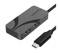 SABRENT Hub USB-C 3 Ports avec USB PD 3.0, 1 Port USB-A 5 Gbps, 2 USB-A 480 Mbps, 1 USB-C 5 Gbps avec Livraison de Puissance 100W pour Ordinateurs Portables, Steam Deck, ROG Ally, tablettes (HB-C4WP)