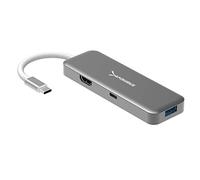 Sabrent Hub USB de Type C avec HDMI et 2 Ports USB 3.0, [Prise en Charge de la Puissance 4K et 60 W] (HB-U2HC)