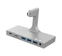 SABRENT iMac Hub USB C, Data hub 3.2 avec Alimentation, HDMI 4K, Port 3.2 Gen2 + 3 USB 3.2, Lecteur de Carte SD/Micro SD, Adaptateur Jack 3.5mm, exclusivement conçu pour iMac (2017 & up) (HB-SIMC)